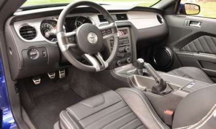 The dash of the 2013 Ford Mustang GT Premium Coupe