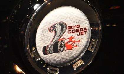 The 2013 Mustang Cobra Jet rear end badging