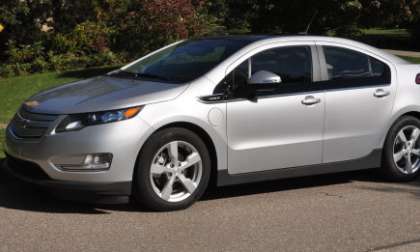 A side view of the 2011 Chevrolet Volt