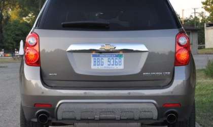 The rear end of the 2012 Chevrolet Equinox AWD LTZ