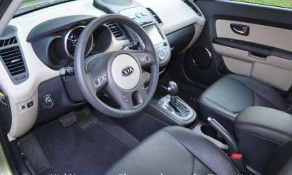 The dash of the 2012 Kia Soul!