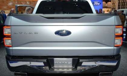 The rear end of the Ford Atlas Concept Truck 