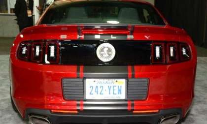 The back end of the 2013 Shelby GT500 Super Snake Widebody 