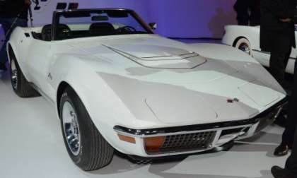 The third generation Chevrolet Corvette in white