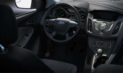 The interior of the 2012 Ford Focus SE