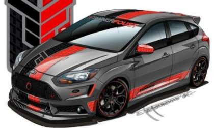 The Ford Focus ST designed by rallycross championship leaded Tanner Foust