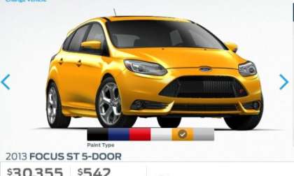 The 2013 Ford Focus ST build site