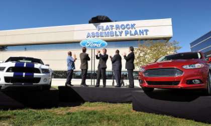 The Ford Mustang and Ford Fusion at the Flat Rock Assembly Plant