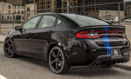 A side shot of the Mopar 13 Dodge Dart