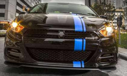 The front end of the Mopar 13 Dodge Dart