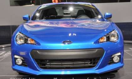 The front end of the Subaru BRZ