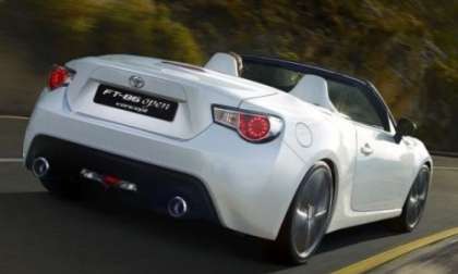 The back end of the Toyota GT86 Open Concept