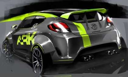 The ARK Performance Veloster rear end