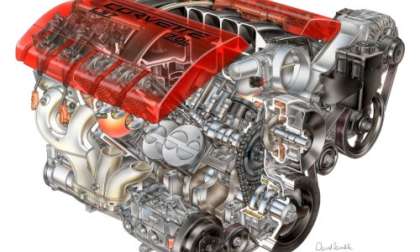 The LS7 V8 from the Corvette Z06