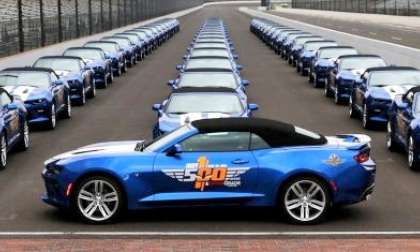 2016 Indy 500 Camaro Festival Cars