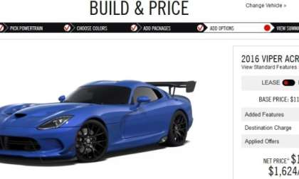 2016 viper acr build page