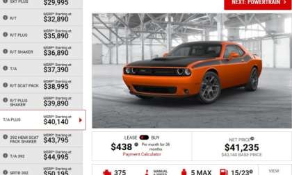 2017 dodge challenger lineup