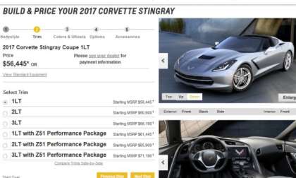 2017 corvette pricing