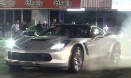 2015 corvette z06 drag race