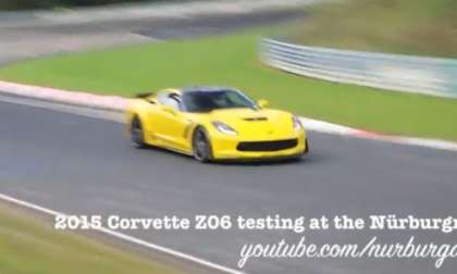 2015 corvette z06 on the nurburgring