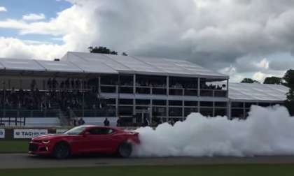 Camaro ZL1 burnout