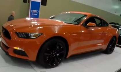The 2015 Ford Mustang in Competition Orange