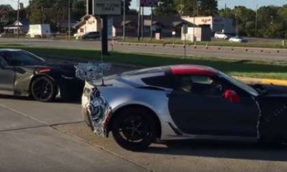 Corvette ZR1 test cars