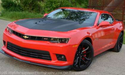 2015 camaro 1le red