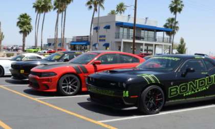 Dodge lineup at Bondurant