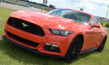 2015 ford mustang gt in competition orange