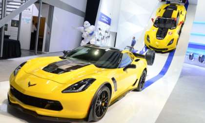 Corvette Z06 and race car