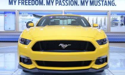 Yellow Mustang at NAIAS