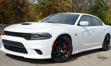 2015 dodge charger srt hellcat in white