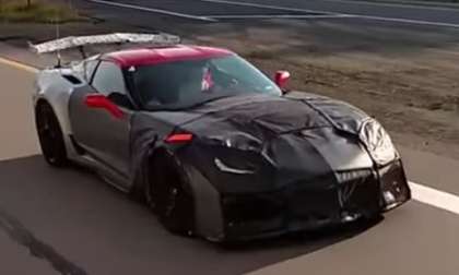 Corvette ZR1 on the move