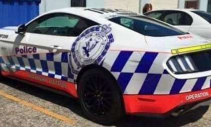 NSW police Mustang