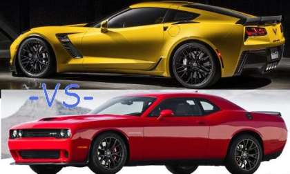  2015 Chevrolet Corvette Z06 Versus 2015 Dodge Challenger SRT Hellcat