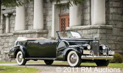 1938 Cadillac convertible parade limousine