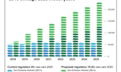 California car fleet makeup by 2025