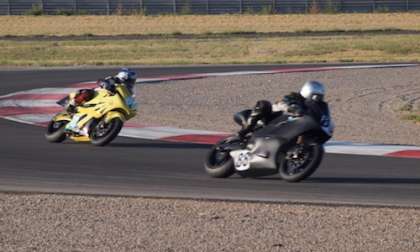 Lightning Motorcycles race bikes at the TTXGP 2011 final at Miller Motorsports