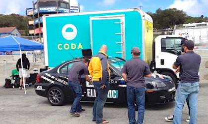 CODA is racing today at REFUEL 2012 at Laguna Seca