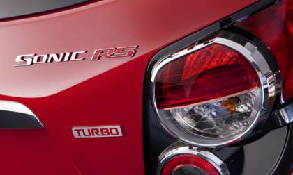 2013 Chevrolet Sonic RS rear lights