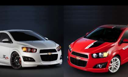 Two 2012 Chevrolet Sonics are being decked out for SEMA