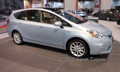 2012 Toyota Prius v at Denver Auto Show