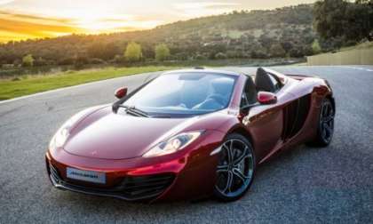 McLaren MP4-12C Spider left quarter view