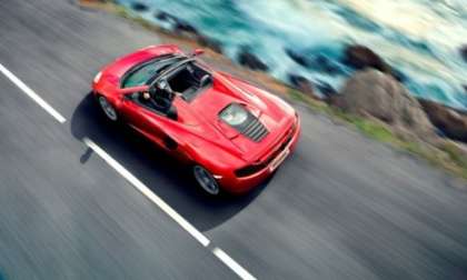 McLaren MP4-12C Spider top view