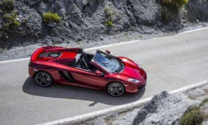 McLaren MP4-12C Spider top overview