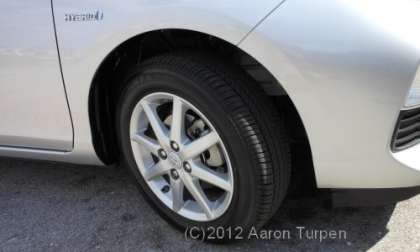 2012 Prius c front quarter closeup view