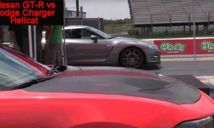 Charger Hellcat vs GT-R screen capture