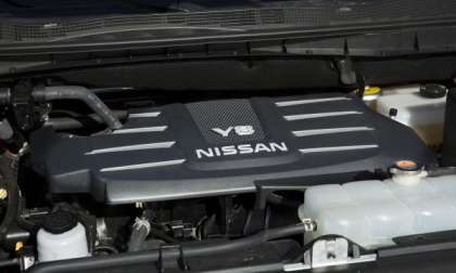 Nissan Titan V8 gas engine