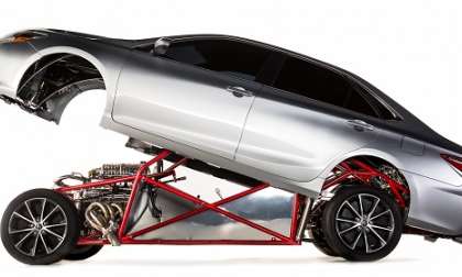 2015 Toyota Camry SEMA dragster sleeper